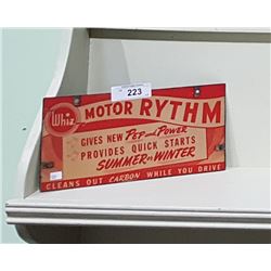 WHIZ MOTOR RHYTHM METAL SIGN