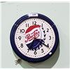 Image 1 : VINTAGE METAL CLOCK W/CUSTOM MADE PEPSI COLA FACE