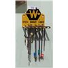 Image 1 : VINTAGE STEEL BRAKE LINE DISPLAY RACK