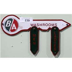 B-A WASHROOM KEYS METAL HOLDER