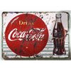 Image 1 : 1956 COCA COLA METAL SIGN