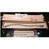 Image 1 : STERLING SILVER DIAMOND TENNIS BRACELET