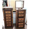 Image 1 : PAIR JEWELRY CABINETS