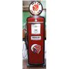 Image 1 : VINTAGE GILBARCO RED INDIAN GAS PUMP RESTORED