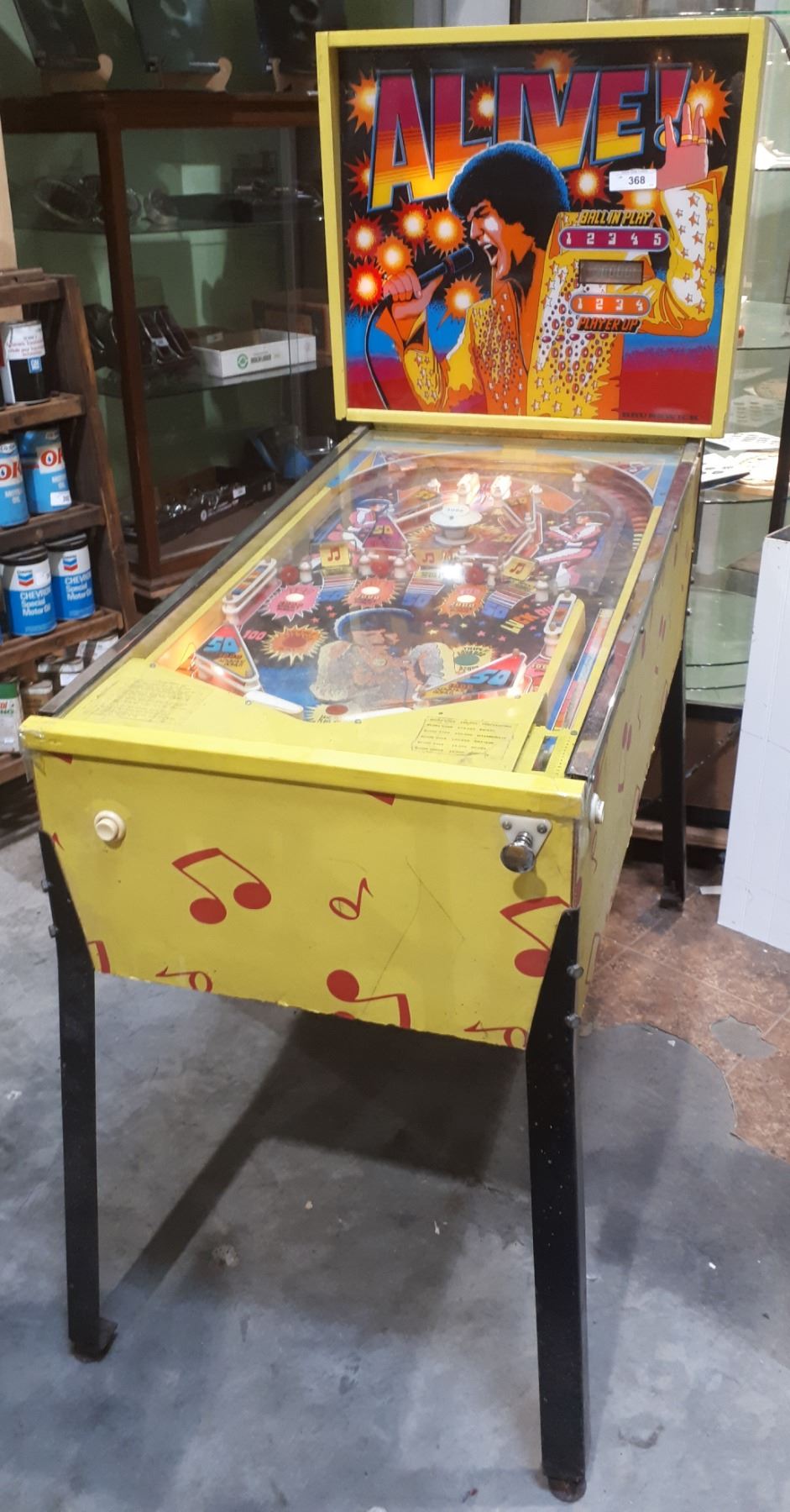 VINTAGE "ALIVE" ELVIS BRUNSWICK PINBALL MACHINE