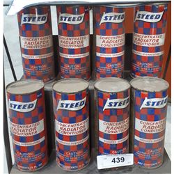 8 VINTAGE STEED RADIATOR CONDITIONER TINS