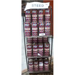 STEED METAL DISPLAY STAND