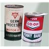 Image 1 : 2 VINTAGE CO-OP & CONOCO COIN BANKS 4OZ & 5OZ