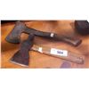 Image 1 : 2 ANTIQUE WOOD CARPENTRY/ROOFING HATCHETS