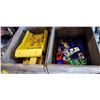 Image 1 : TRAY OF TOY CARS TONKA TRUCK AND WOOD CRATES