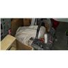 Image 3 : BOX OF TOOLS, COMPRESSOR, TOOL BAG WITH CONTENTS
