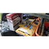 Image 1 : LOT OF HAMMER DRILL, STEEL NIBBLER, AND STEEL REEL TAPE MEASURE
