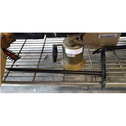 BLOW TORCH AND COBBLERS TOOL