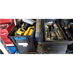 MASTERCRAFT AND RUBBERMAID TOOLBOXES WITH CONTENTS