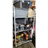 Image 1 : LARGE 3 TIER METAL SHOP SHELF