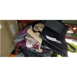 LOT OF WALLETS, PURSES, BACKPACKS, AND MAKEUP CASE