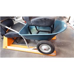 BLUE 2 WHEEL WHEEL BARROW