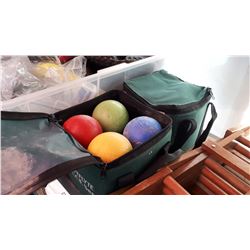 2 BOCCE BALL SETS