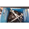 Image 2 : BLUE CRATE OF DUMBELLS
