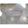 Image 2 : METAL TETE A TETE PATIO CHAIR