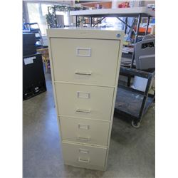 4 DRAWER METAL FILING CABINET