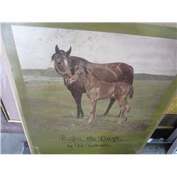 BEFORE THE BUGLE HORSE PRINTS