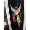 Image 3 : VINTAGE STRING ART AND 2 VINTAGE BLACK VELVET PAINTINGS