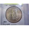 Image 2 : 1958 CANADIAN SILVER DOLLAR BC CENTENNIAL .800 SILVER