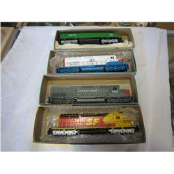 4 INBOX VINTAGE HO SCALE TRAINS