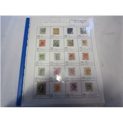 FULL BINDER OF HONG KONG STAMPS - CATALOGUE VALUE $400