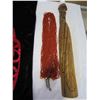 Image 3 : SQUAMISH NATIVE CHEIF CARVING, SCARF, BEADED NECKLACE