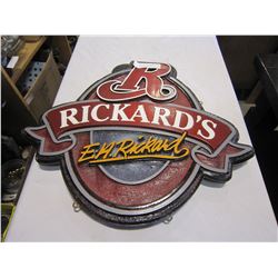 DOUBLE RICKARDS WALL SIGN