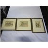 Image 1 : 3 SMALL VINTAGE PRINTS