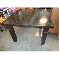 SQUARE BLACK DINING TABLE