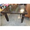 Image 1 : SQUARE BLACK DINING TABLE