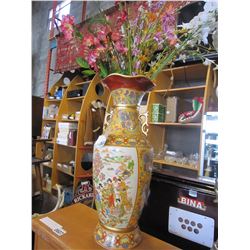 EASTERN VASE AND FLORALS