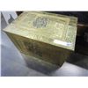 Image 1 : BRASS EMBOSSED COAL BOX