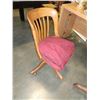 Image 1 : WOOD ROLLING OFFICE CHAIR