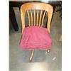 Image 2 : WOOD ROLLING OFFICE CHAIR