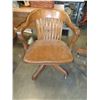 Image 2 : WOOD ROLLING OFFICE CHAIR