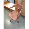 Image 1 : WOOD ROLLING OFFICE CHAIR