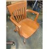 Image 1 : WOOD ROLLING OFFICE CHAIR