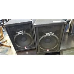 2 PEAVY 115 TLS FLOOR SPEAKERS