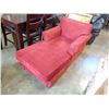 Image 1 : RED UPHOLSTERED CHAISE