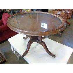 DUNCAN PHYFE OVAL END TABLE