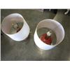 Image 3 : PAIR OF PORCELAIN FLOWER LAMPS