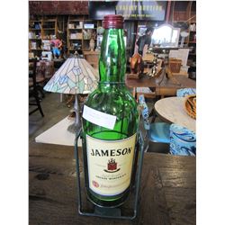 JAMESON IRISH WHISKEY BOTTLE W/ ASSIT POURING STAND