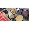 Image 1 : 6 METAL SWIVEL CHAIR