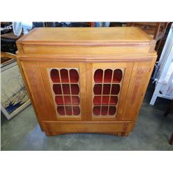 1930S ART DECO DISPLAY CABINET