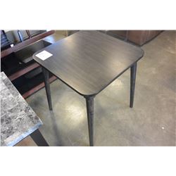 ASHLEY FLOOR MODEL TALL SQUARE MODERN ENDTABLE, RETAIL $299